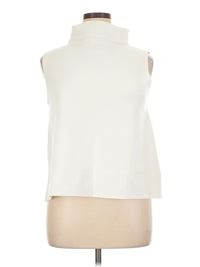 Pre-owned Talbots Sleeveless Blouse In Ivory