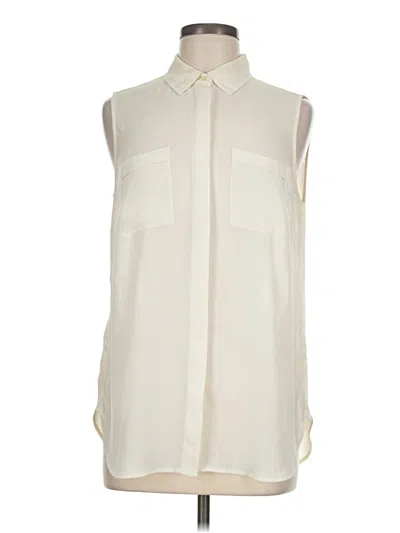 Pre-owned Talbots Sleeveless Blouse In Ivory