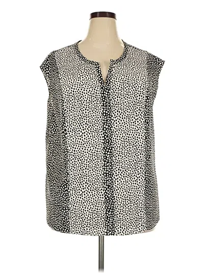 Pre-owned Talbots Sleeveless Blouse In Ivory