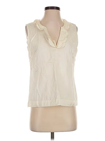 Pre-owned Talbots Sleeveless Blouse In Ivory