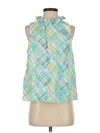 Talbots Sleeveless Blouse In Multi