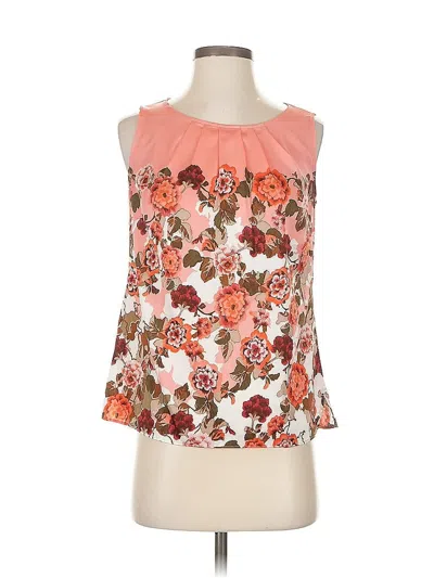 Pre-owned Talbots Sleeveless Blouse In Orange