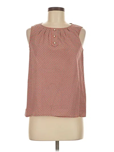 Pre-owned Talbots Sleeveless Blouse In Orange