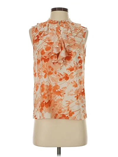Pre-owned Talbots Sleeveless Blouse In Orange
