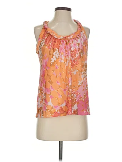 Pre-owned Talbots Sleeveless Blouse In Orange