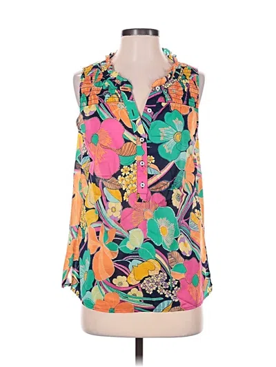 Pre-owned Talbots Sleeveless Blouse In Orange