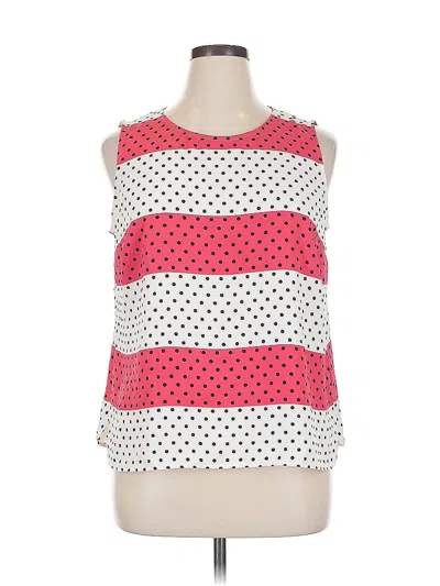 Pre-owned Talbots Sleeveless Blouse In Pink