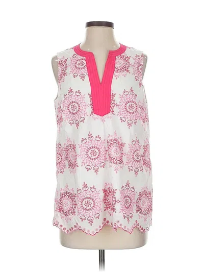 Pre-owned Talbots Sleeveless Blouse In Pink
