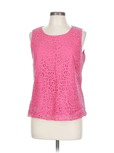 Pre-owned Talbots Sleeveless Blouse In Pink