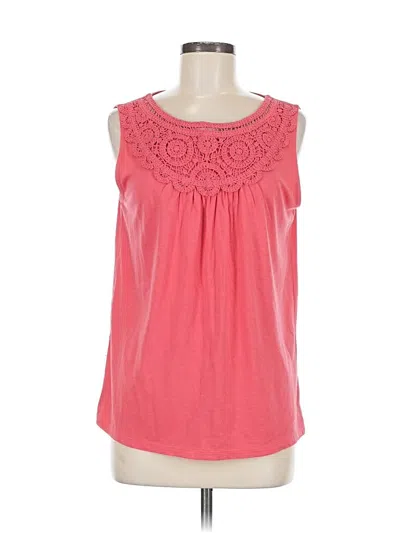 Pre-owned Talbots Sleeveless Blouse In Pink