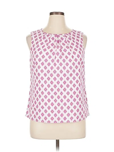 Pre-owned Talbots Sleeveless Blouse In Pink