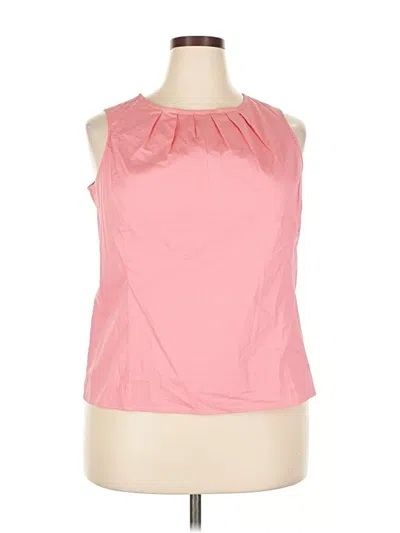 Pre-owned Talbots Sleeveless Blouse In Pink