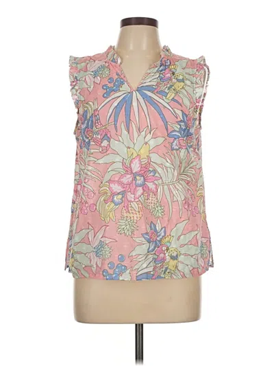 Pre-owned Talbots Sleeveless Blouse In Pink
