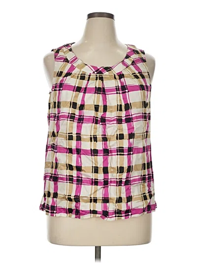 Pre-owned Talbots Sleeveless Blouse In Pink