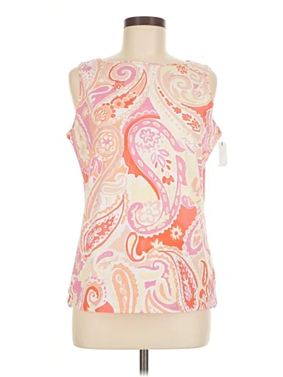 Pre-owned Talbots Sleeveless Blouse In Pink