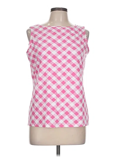 Pre-owned Talbots Sleeveless Blouse In Pink