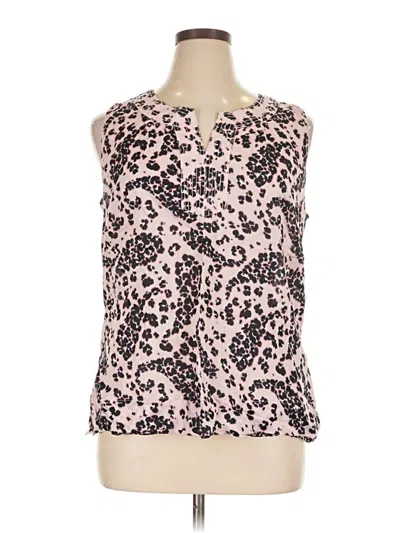Pre-owned Talbots Sleeveless Blouse In Pink