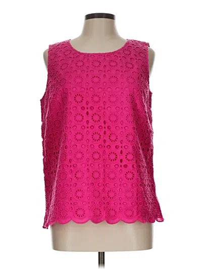 Pre-owned Talbots Sleeveless Blouse In Pink