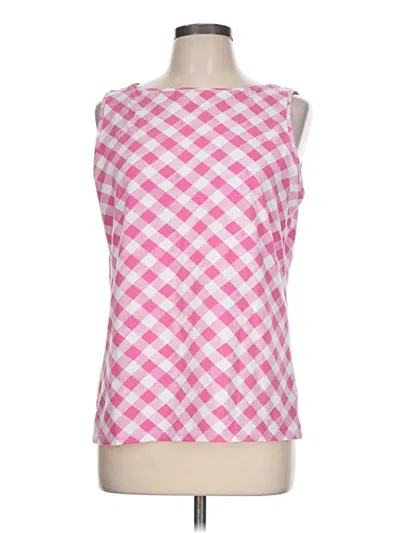 Pre-owned Talbots Sleeveless Blouse In Pink