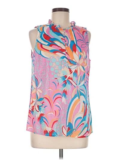 Pre-owned Talbots Sleeveless Blouse In Pink