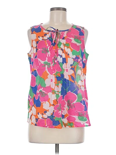 Pre-owned Talbots Sleeveless Blouse In Pink