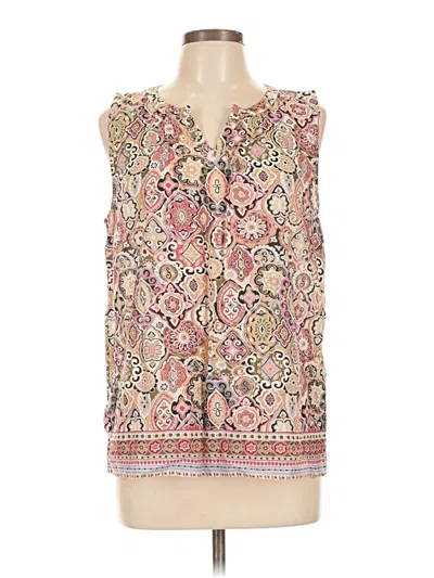 Pre-owned Talbots Sleeveless Blouse In Pink