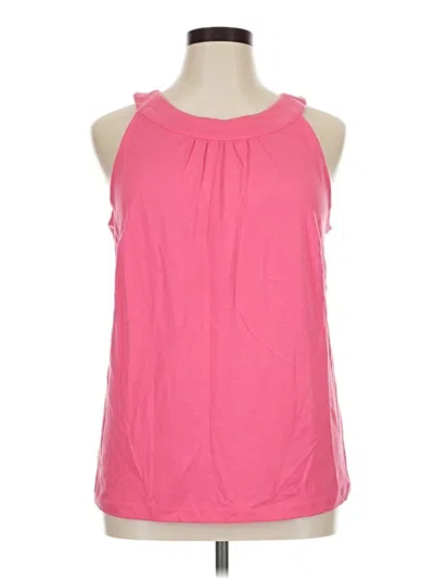 Pre-owned Talbots Sleeveless Blouse In Pink
