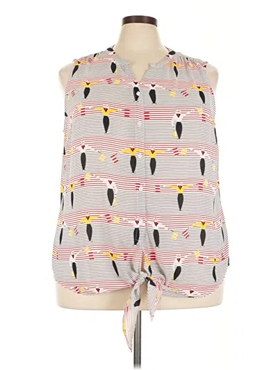 Pre-owned Talbots Sleeveless Blouse In Pink