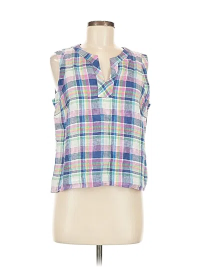 Pre-owned Talbots Sleeveless Blouse In Purple