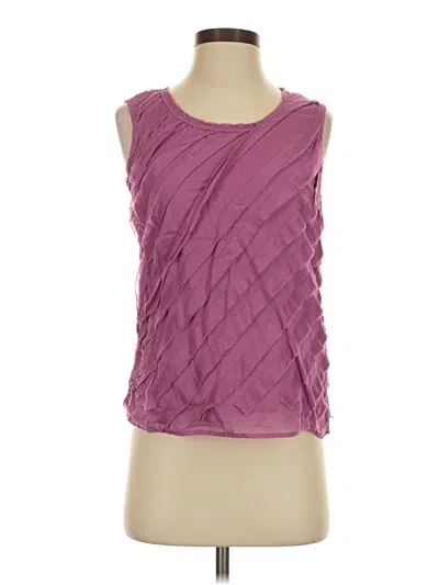Pre-owned Talbots Sleeveless Blouse In Purple