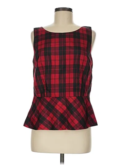 Pre-owned Talbots Sleeveless Blouse In Red