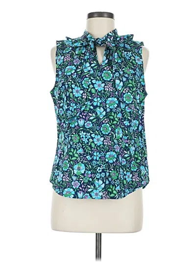 Pre-owned Talbots Sleeveless Blouse In Teal