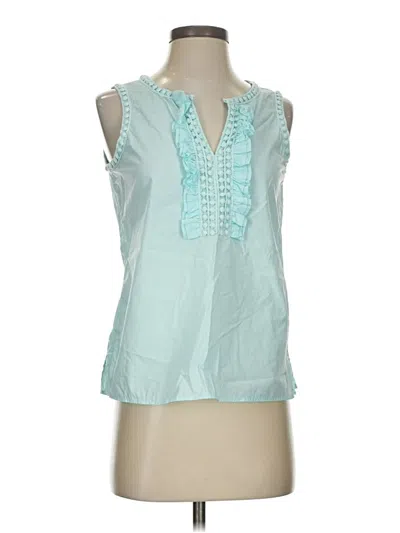 Pre-owned Talbots Sleeveless Blouse In Teal