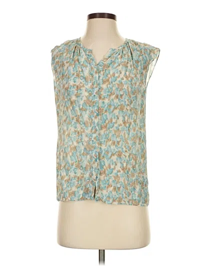 Pre-owned Talbots Sleeveless Blouse In Teal