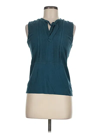 Pre-owned Talbots Sleeveless Blouse In Teal