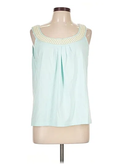 Pre-owned Talbots Sleeveless Blouse In Teal