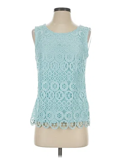Pre-owned Talbots Sleeveless Blouse In Teal