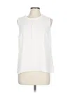 Talbots Sleeveless Blouse In White