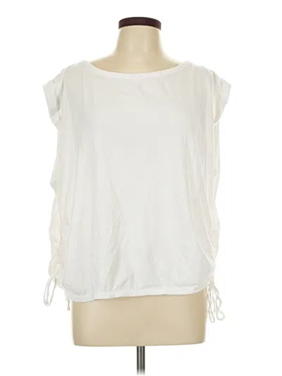 Pre-owned Talbots Sleeveless Blouse In White