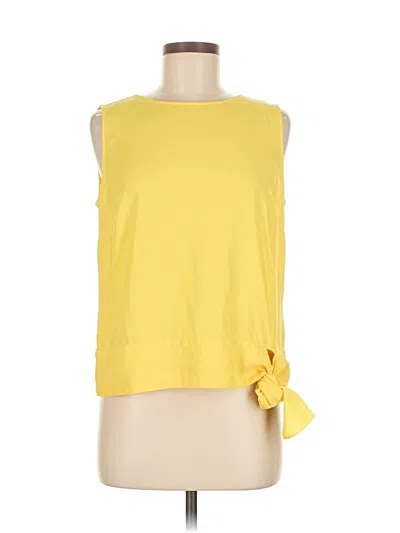 Pre-owned Talbots Sleeveless Blouse In Yellow