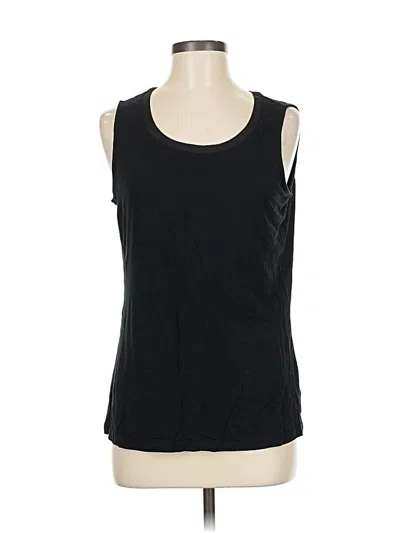 Pre-owned Talbots Sleeveless T-shirt In Black