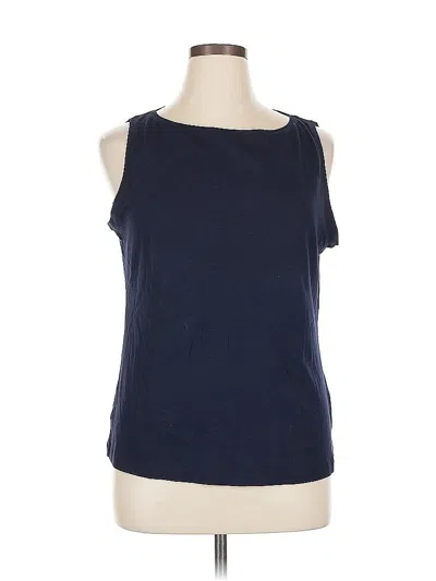 Pre-owned Talbots Sleeveless T-shirt In Blue