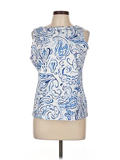 Pre-owned Talbots Sleeveless T-shirt In Blue