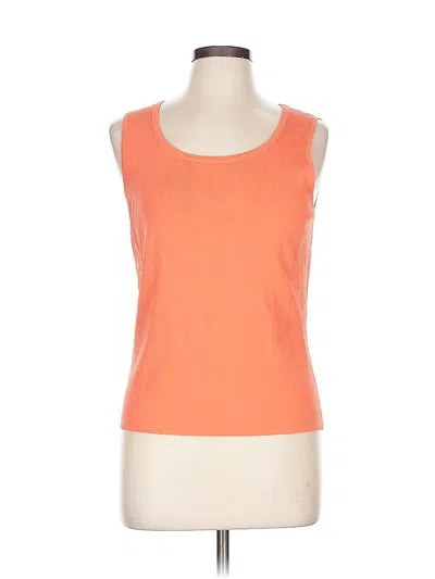 Pre-owned Talbots Sleeveless T-shirt In Orange