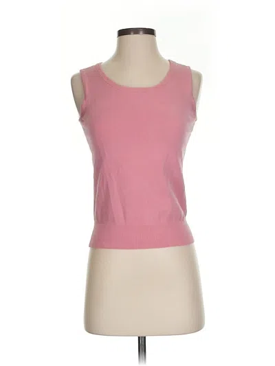 Pre-owned Talbots Sleeveless T-shirt In Pink