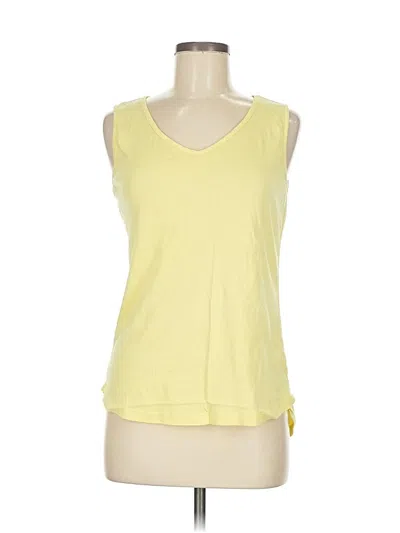 Pre-owned Talbots Sleeveless T-shirt In Yellow