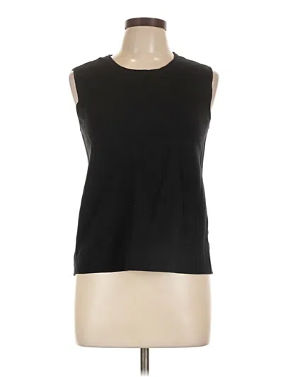 Pre-owned Talbots Sleeveless Top Black Boatneck Tops