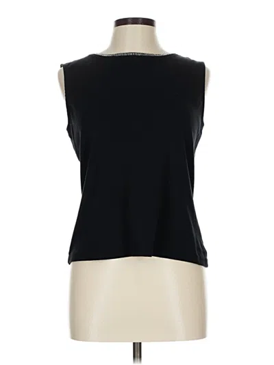 Pre-owned Talbots Sleeveless Top Black Cowl Neck Tops