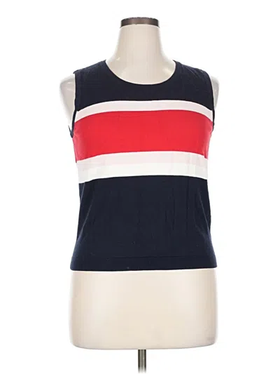 Pre-owned Talbots Sleeveless Top Blue Boatneck Tops
