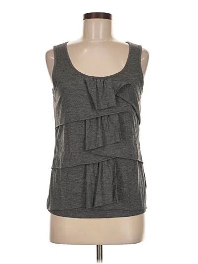 Pre-owned Talbots Sleeveless Top Gray Halter Neckline Tops